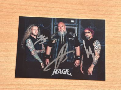 Rage Autogrammkarte original signiert #S4597