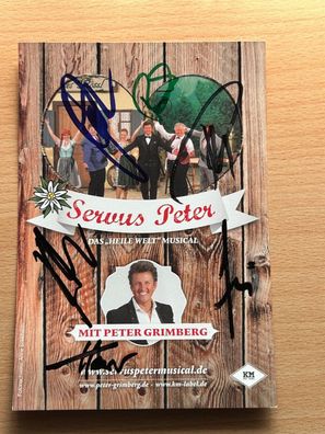 Peter Grimberger Servus Peter Autogrammkarte original signiert #S4615