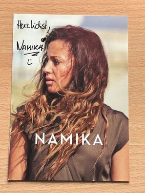 Namika Autogrammkarte original signiert #S4639