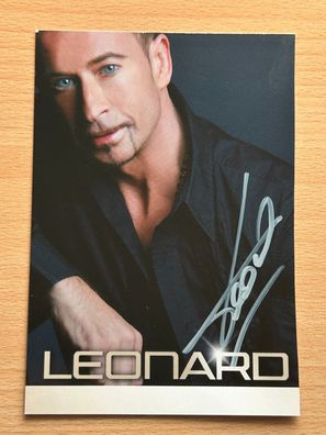 Leonard Autogrammkarte original signiert #S4640