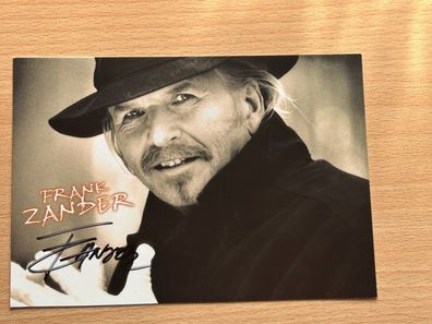 Frank Zander Autogrammkarte original signiert #S4667