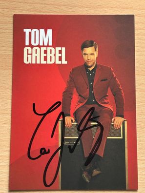 Tom Gaebel Autogrammkarte original signiert #S4657