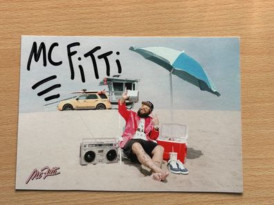 Mc Fitti Autogrammkarte original signiert #S4684
