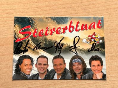 Steirerbluat Autogrammkarte original signiert #S4688