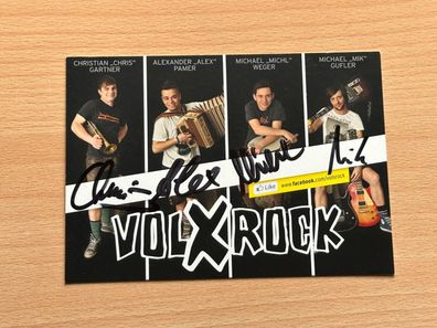 Volxrock Autogrammkarte original signiert #S4689