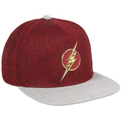 The Flash Cap - DC Comics Snapback Cap mit 3D Metal Logo Caps Kappen Mützen Hüte Hats