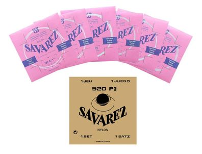Savarez 520P3 - high - g3 plastic wound - Gitarrensaiten - Satz oder Einzelsaiten