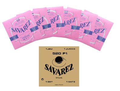 Savarez 520P1 - high - e1/ h2/ g3 plastic wound - Gitarrensaiten, Satz / Einzelsaiten
