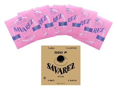 Savarez 520P - high - h2/ g3 plastic wound - Gitarrensaiten - Satz oder Einzelsaiten
