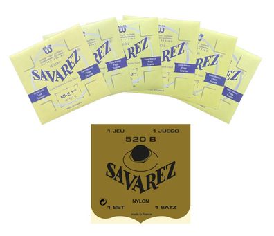 Savarez 520B - low - Gitarrensaiten - Satz oder Einzelsaiten