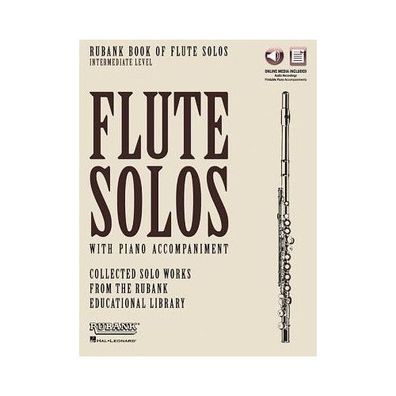 Rubank Book of Flute Solos - Intermediate Level with Piano Accompan
