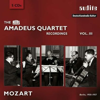 Wolfgang Amadeus Mozart (1756-1791): Amadeus Quartett - RIAS Recordings Vol.3 - ...