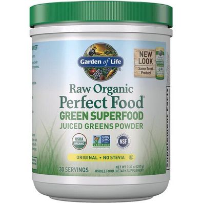 Perfect Food RAW Organic Green Super Food, Original - 209g