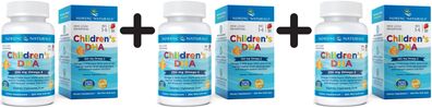 3 x Children's DHA, 250mg Strawberry - 360 softgels