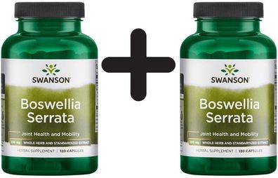 2 x Boswellia Serrata, 200mg - 120 caps