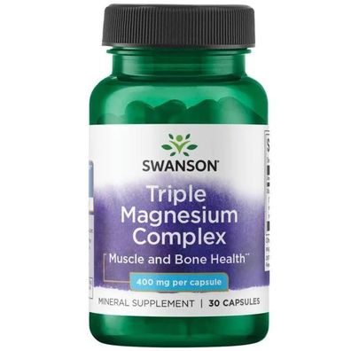 Triple Magnesium Complex, 400mg - 30 caps