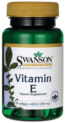 Vitamin E, 400 IU - 60 softgels