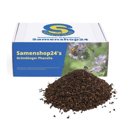 Samenshop24® Phacelia Bienenweide Gründünger 1kg
