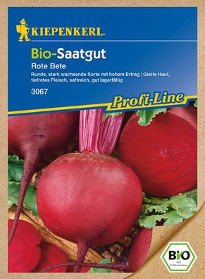 BIO Rote Bete, robuste Sorte, bewährt im Bio-Anbau für den naturgemäßen Anbau