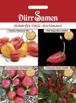 Scharfes Chilisortiment