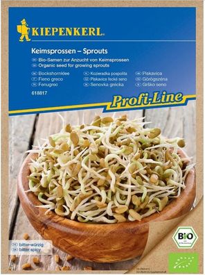 BIO Keimsprossen Bockshornklee, Inhalt: 50 g, Bio-Samen zur ganzjährigen...