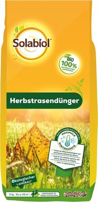 Solabiol Bio Herbstrasendünger, Spezial-Rasendünger, für maximale...