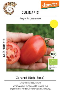 Salattomate Zorarot (Rote Zora) auch für das ungeschützte Freiland
