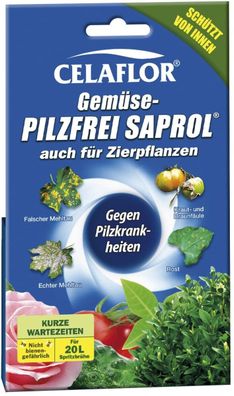 Celaflor Gemüse Pilzfrei Saprol, auch für Zierpflanzen, 4 x 4 ml