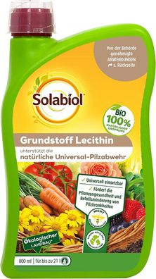 Solabiol Grundstoff Lecithin, natürliche Abwehr von Pilzkrankheiten an...