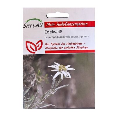 Edelweiss Heilpflanzen Saatgut - 500 Samen - Leontopodium alpinum