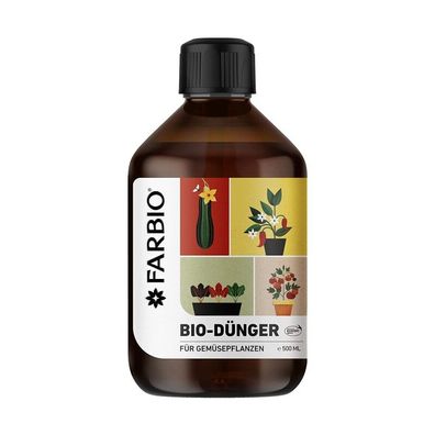 FARBIO® Bio-Dünger für Gemüsepflanzen, 500ml