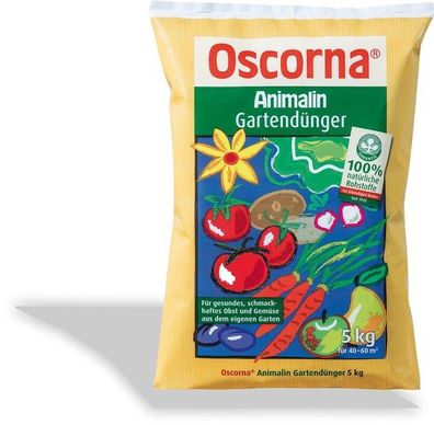 Oscorna Animalin Gartendünger | 5 kg für 40-60 m² | Seit Jahrzehnten bewährt