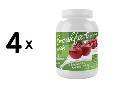 4 x Activlab Protein Breakfast (1000g) Yoghurt Cherry