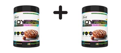 2 x Genius Nutrition 100% Soy Protein Isolate (900g) Apple Pie
