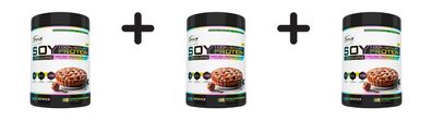 3 x Genius Nutrition 100% Soy Protein Isolate (900g) Apple Pie
