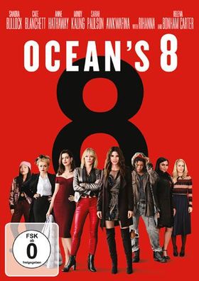 Oceans 8 (DVD) Min: 110/ DD5.1/ WS - WARNER HOME 1000718435 - (D...