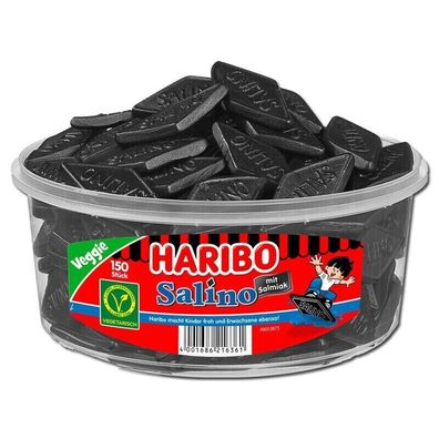Haribo Salino 150 Stück - 1,2 kg Dose