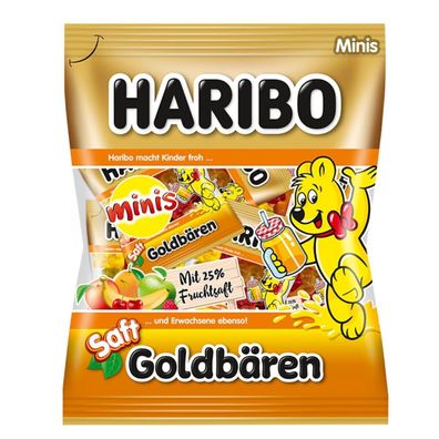 Haribo Saft Goldbären Minis - 220 g Beutel