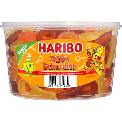 Haribo Süße Schnuller 150 Stück - 1,35 kg Dose