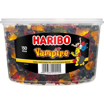 Haribo Vampire 150 Stück - 1,2 kg Dose