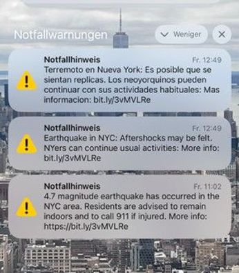 Erdbeben in New York T-Shirt