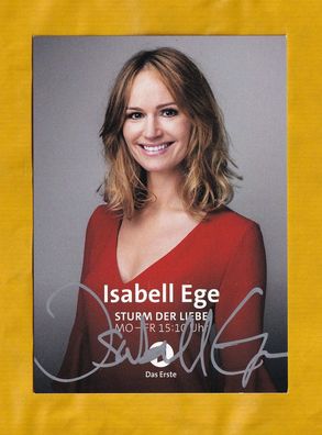 Isabell Ege ( Sturm der Liebe) - persönlich signiert