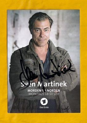 Sven Martinek - ( deutscher Schauspieler ) - persönlich signiert