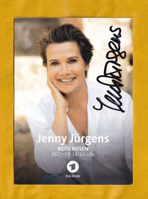 Jenny Jürgens - ROTE ROSEN- persönlich signiert