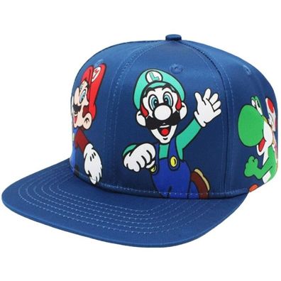 Luigi Mario Yoshi Cap - Snapback Caps Kappen Mützen Hüte Hats Capys Basecaps