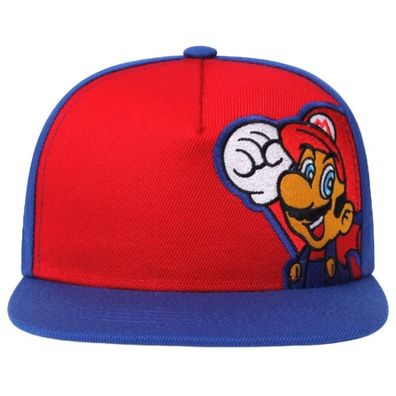 Happy Mario Blaue Cap - Snapback Caps Kappen Mützen Hüte Hats Capys Basecaps