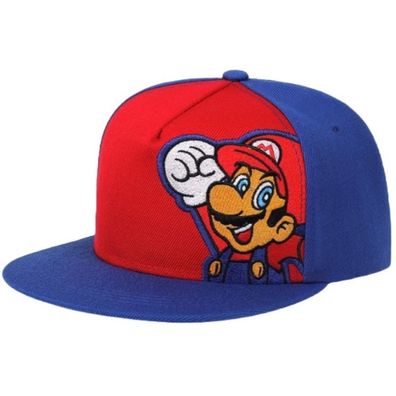 Mario Snapback Cap - Nintendo Caps Kappen Mützen Hüte Hats Capys Basecaps
