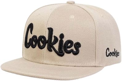 Cookies Beige Snapback Cap - Krümelmonster Kappen Mützen Caps Beanies Hüte Hats