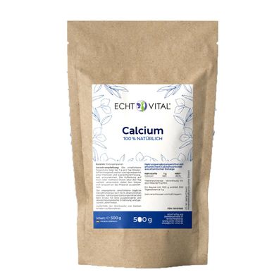Calcium natürlich aus Seegraspulver, 500 g Pulver