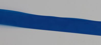 Schrumpfschlauch - 30,0 x 0,08mm - für 18650 Zellen - transparent blau - 1lfm.